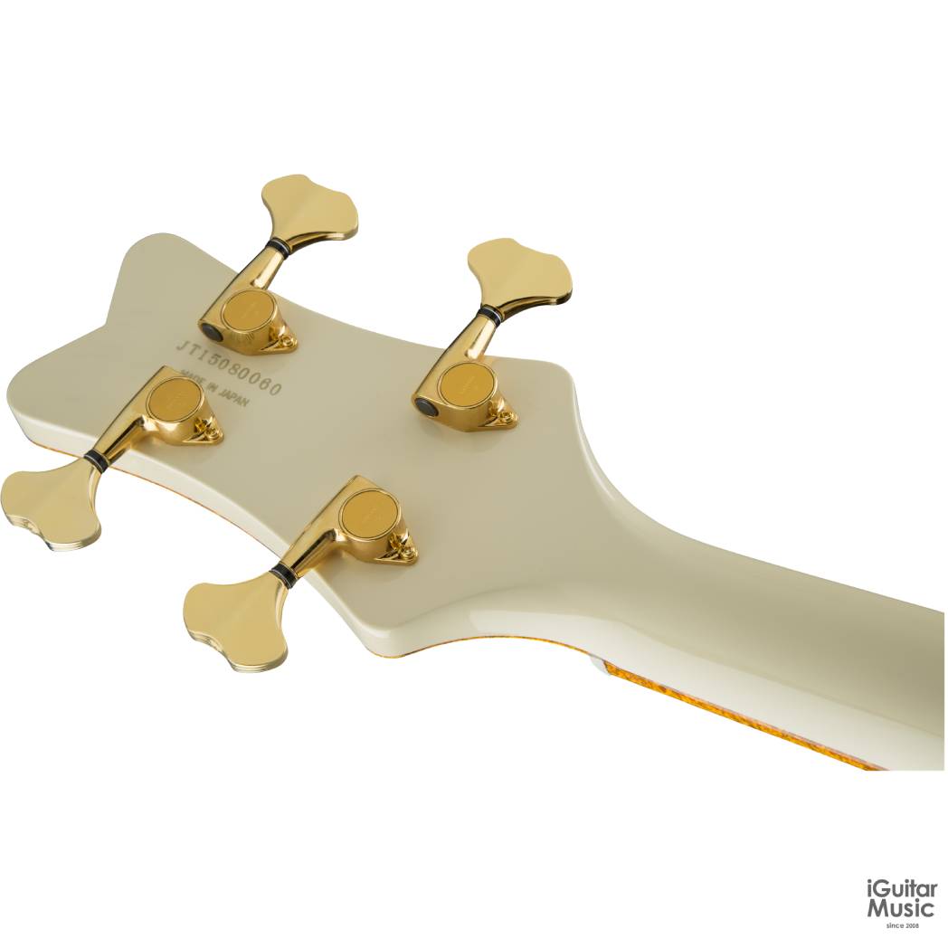 Gretsch　White　Petersson　สี　G6136B-TP　4-String　iGuitar　Tom　Aged　Signature　ไอกีตาร์　Music　Bass　–