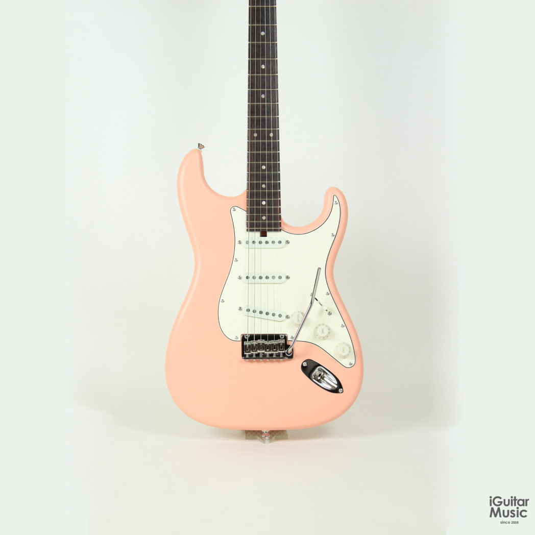 7弦ギター レスポールタイプ -Hologram Pink- ほぼ新品ケース付属-