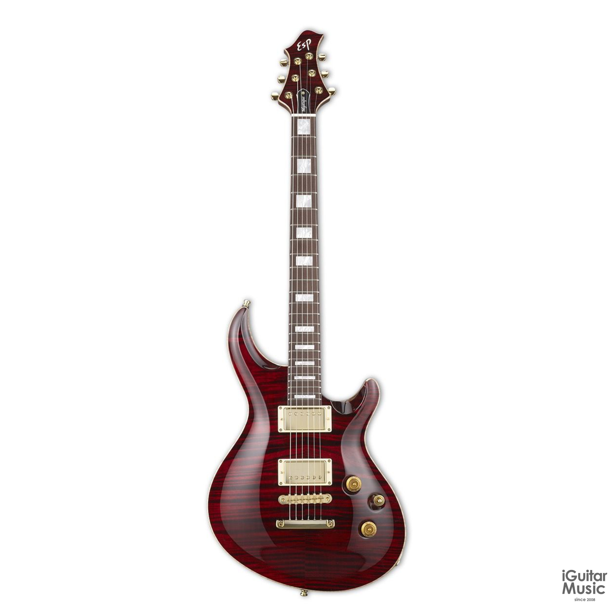 ESP E-II Mystique QM/NT – See Thru Black Cherry (Made in Japan 